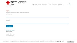 
                            8. Login - DRK-LV Saarland e.V.