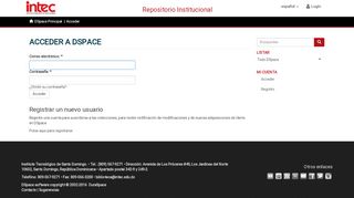 
                            12. Login - DSpace Principal - INTEC