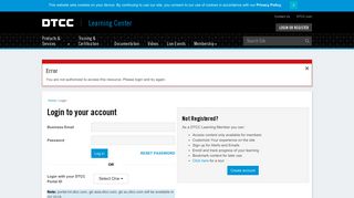 
                            6. Login - DTCC Learning Center