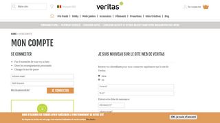 
                            8. Login du client - Veritas BE