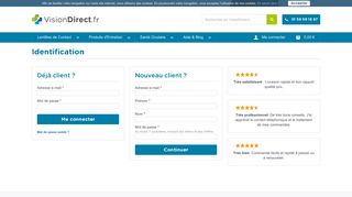 
                            12. Login du client | Vision Direct