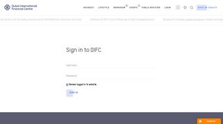 
                            2. Login | Dubai International Financial Centre (DIFC)