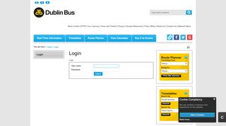 
                            1. Login - Dublin Bus