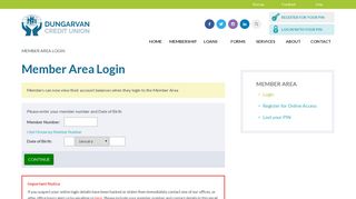 
                            1. Login - Dungarvan Credit Union