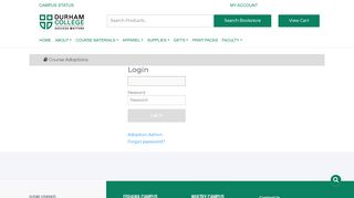 
                            7. Login - Durham College Campus Store