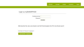 
                            1. Login - dusoffice