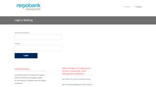 
                            9. Login e-Banking - Regiobank Männedorf