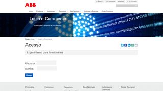 
                            5. Login e-Commerce | ABBindustrial