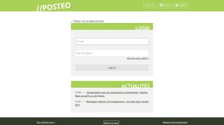 
                            1. Login - E-mail vert, sûr, simple et sans pub - posteo.de -