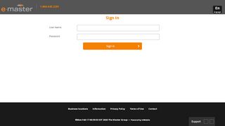 
                            3. Login | e-Master - The Master Group