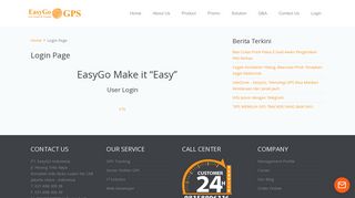 
                            4. Login - EasyGo-GPS.co.id