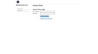 
                            7. Login - Easyread - Membership Area - Lesson Zone