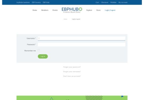 
                            11. Login - EBP Hub