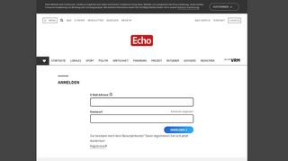 
                            5. Login - Echo Online