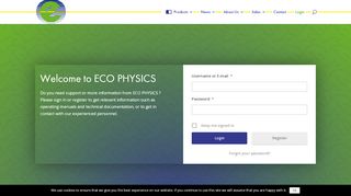 
                            7. Login - Eco Physics