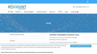 
                            10. Login - eCOUNT embedded GmbH