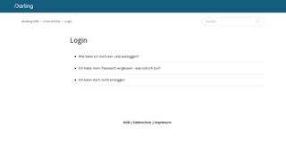 
                            7. Login – eDarling Hilfe