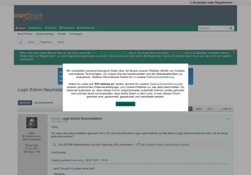 
                            5. Login Edomi Neuinstallation - KNX-User-Forum