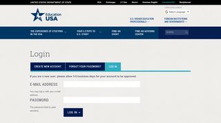 
                            10. Login - EducationUSA - US Department of State