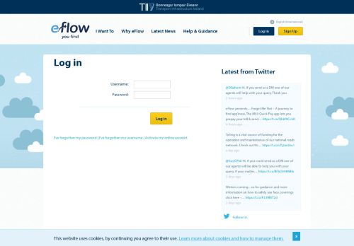 
                            5. Login - eFlow