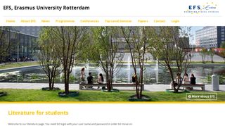
                            6. Login - EFS, Erasmus University Rotterdam