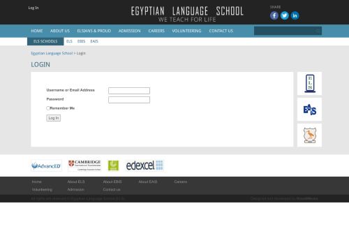 
                            10. Login | Egyptian Language School