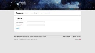 
                            1. Login | Einstein@Home