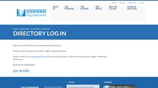 
                            8. Login - Eisenhower Fellows