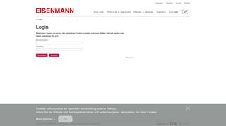 
                            2. login - Eisenmann SE