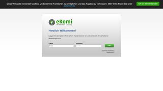 
                            1. Login - eKomi