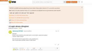
                            6. Login ekranı döngüsü - XFCE - Pardus Forumları