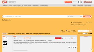 
                            11. login ekranı » Sayfa 1 - 1 - Donanım Haber Forum