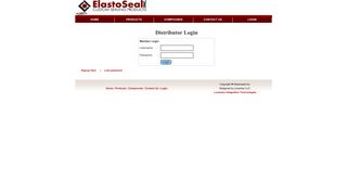 
                            9. Login - Elastoseal Inc.