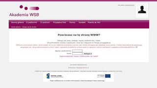 
                            11. Login - elearning WSB