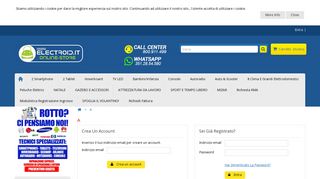 
                            5. Login - Electroid.it - La Tecnologia al prezzo più basso
