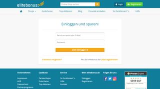 
                            11. Login - elitebonus.de