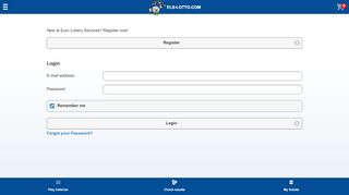 
                            2. Login - ELS Lotto - Euro Lottery Services