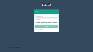 
                            2. Login - emdeo