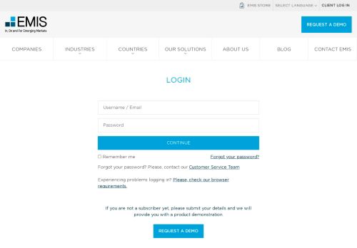 
                            5. Login - EMIS