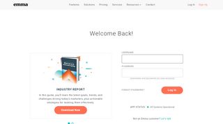 
                            1. Login | Emma Email Marketing