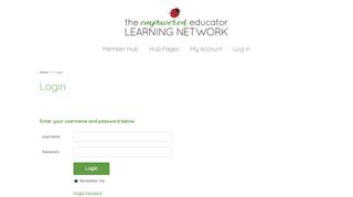 
                            11. Login – Empowered Educator Learning Network