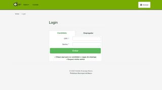 
                            2. Login | Emprega Bauru - Prefeitura Municipal de Bauru