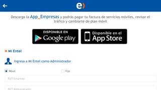 
                            2. Login - Empresas - Entel