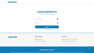 
                            1. Login - Emprestto