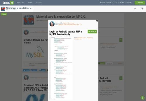 
                            12. Login en Android usando PHP y MySQL | Androidei... - Scoop.it