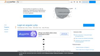 
                            10. Login en angular y php - Stack Overflow en español
