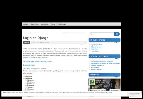 
                            3. Login en Django | Python Piura