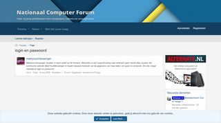 
                            5. login en paswoord | Nationaal Computer Forum