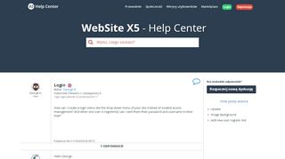 
                            11. Login en - WebSite X5 Help Center