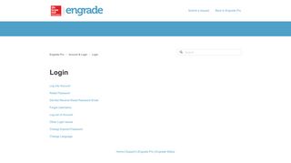
                            8. Login – Engrade Pro